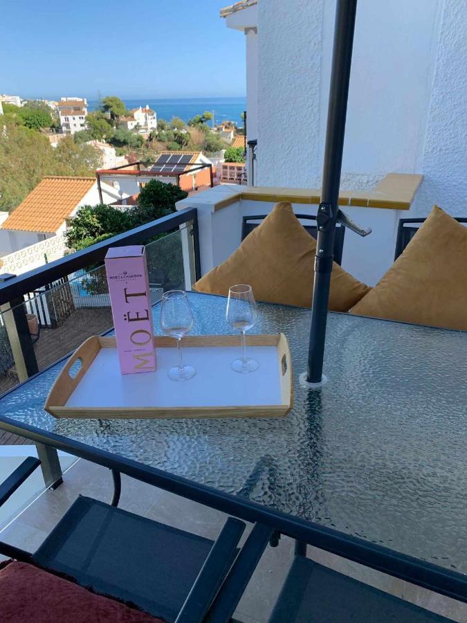 Apartamento 2 En Chalet Con Vista Abierta Al Mar Малага Экстерьер фото